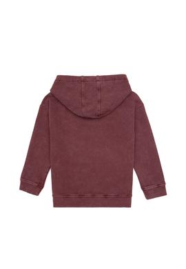 Erkek Çocuk Bordo Kapüşonlu Sweatshirt - 50315750001