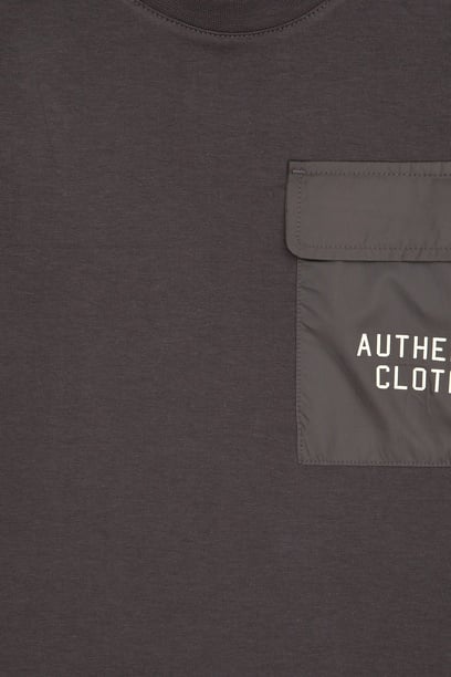 Erkek Çocuk Gri Bisiklet Yaka Süprem Sweatshirt