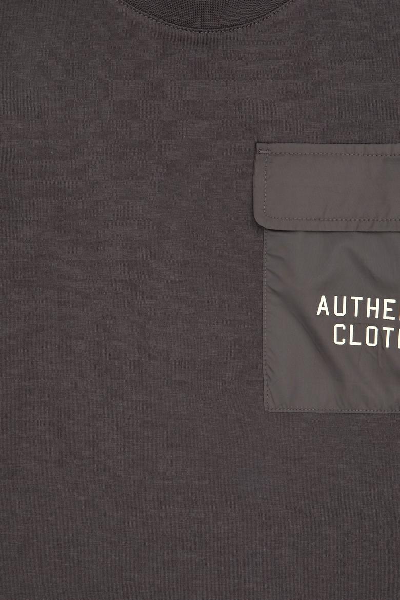 Erkek Çocuk Gri Bisiklet Yaka Süprem Sweatshirt - 50316417004