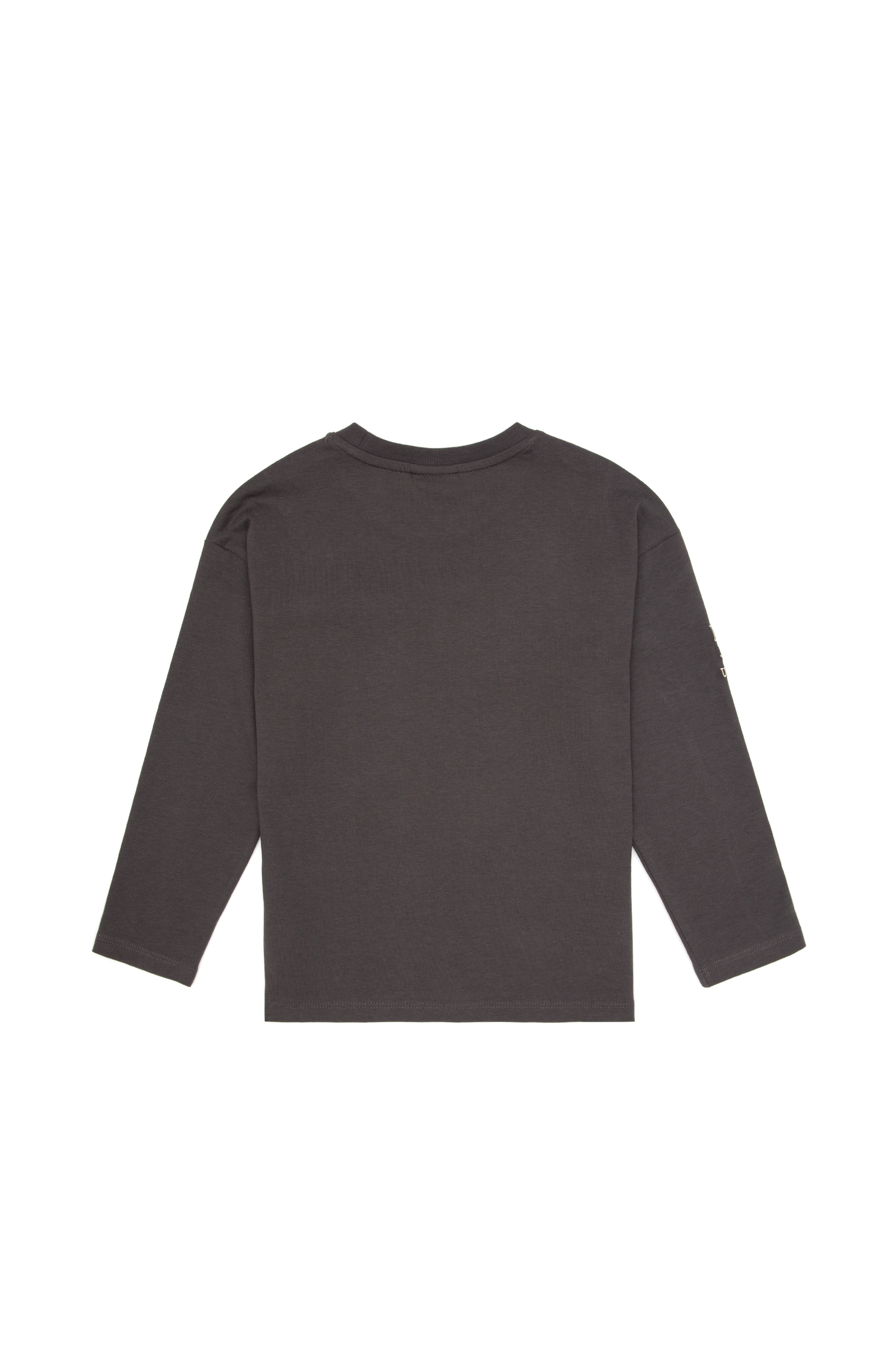 Erkek Çocuk Gri Bisiklet Yaka Süprem Sweatshirt - Image 2