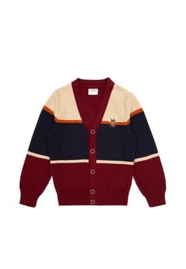 Erkek Çocuk Bordo Triko Hırka - 50317116028