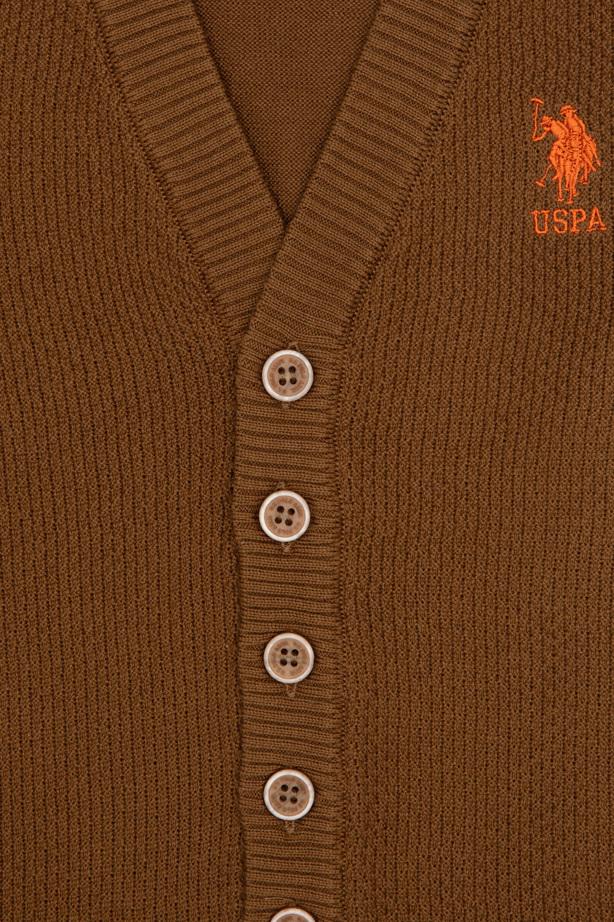 Erkek Çocuk Haki Triko Hırka - 50317146031