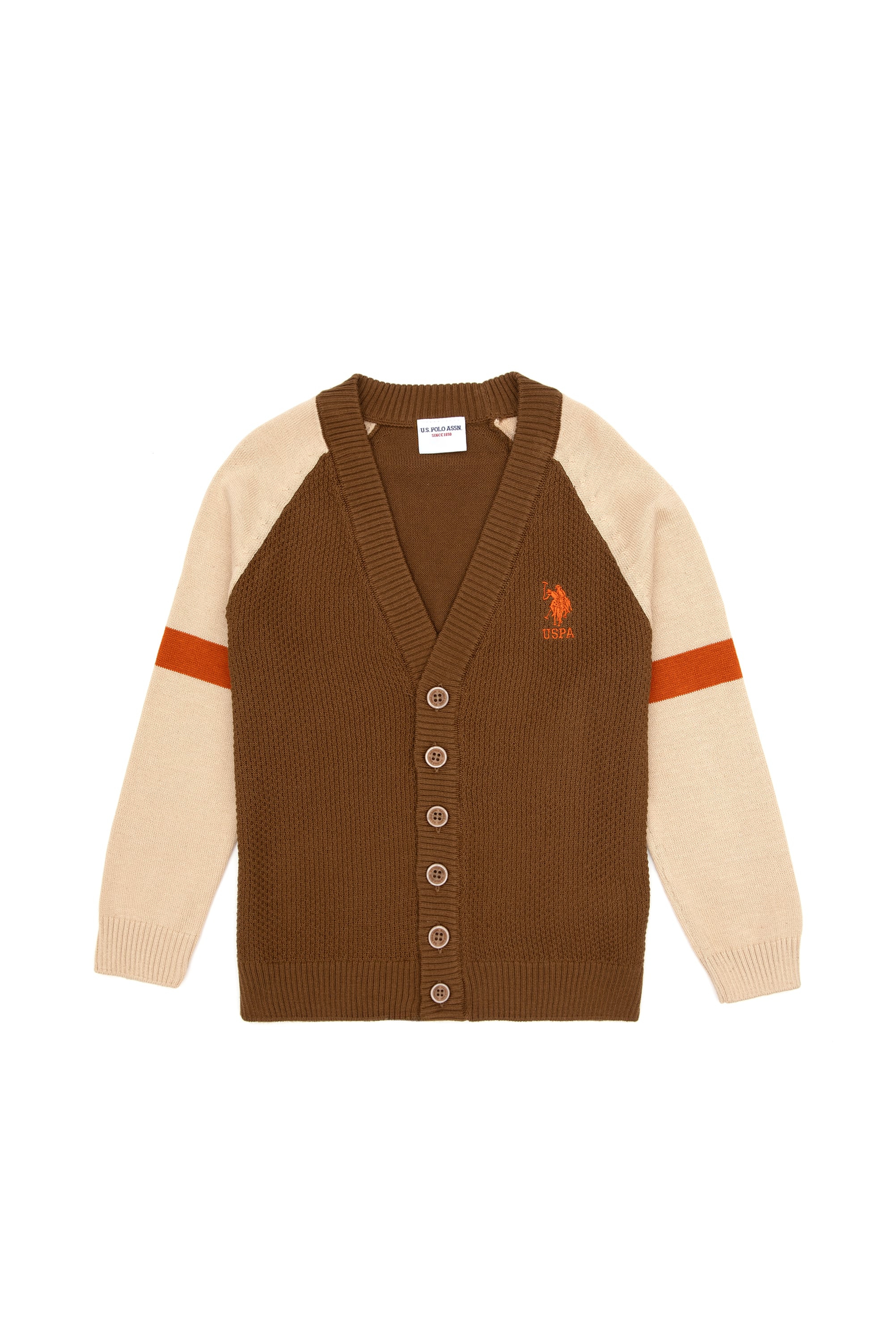 Erkek Çocuk Haki Triko Hırka