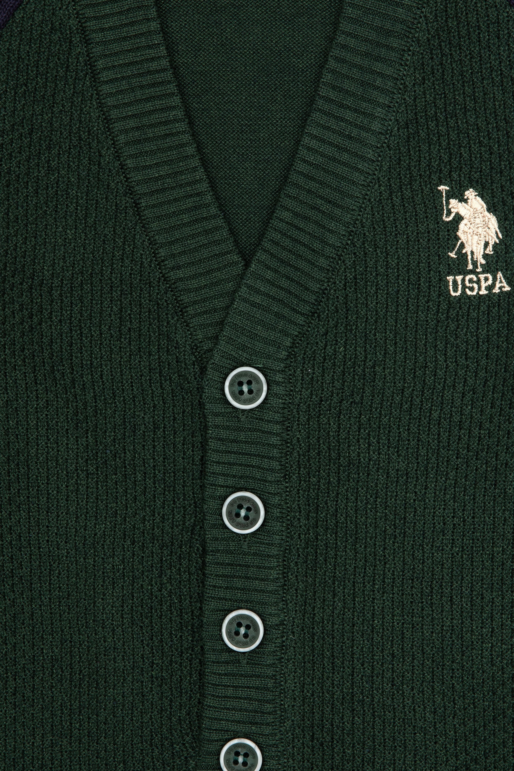 Erkek Çocuk Yeşil Triko Hırka - 50317146026