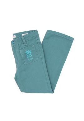 Kız Çocuk Mint Kanvas Pantolon - 50314779019