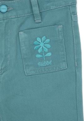 Kız Çocuk Mint Kanvas Pantolon - 50314779019