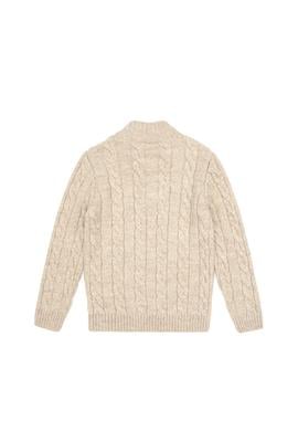 Erkek Çocuk Taş Yarım Fermuarlı Kazak - 50315628030