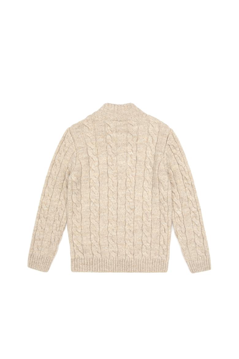 Erkek Çocuk Taş Yarım Fermuarlı Kazak - 50315628030