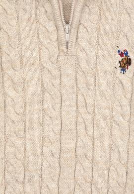 Erkek Çocuk Taş Yarım Fermuarlı Kazak - 50315628030