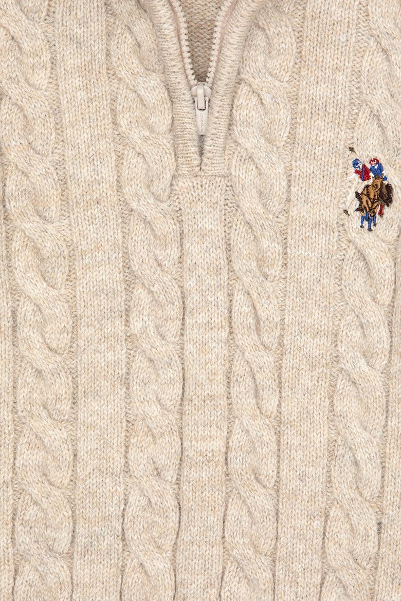 Erkek Çocuk Taş Yarım Fermuarlı Kazak - 50315628030