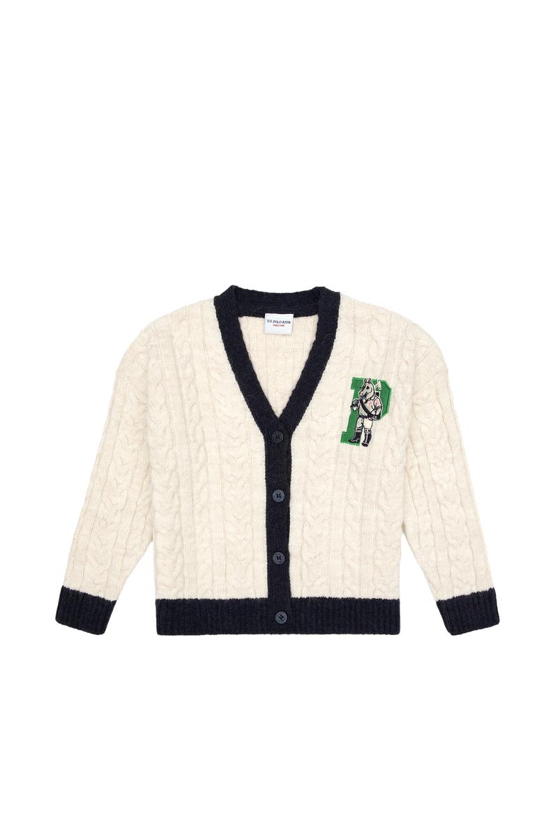 Kız Çocuk Lacivert Triko Hırka