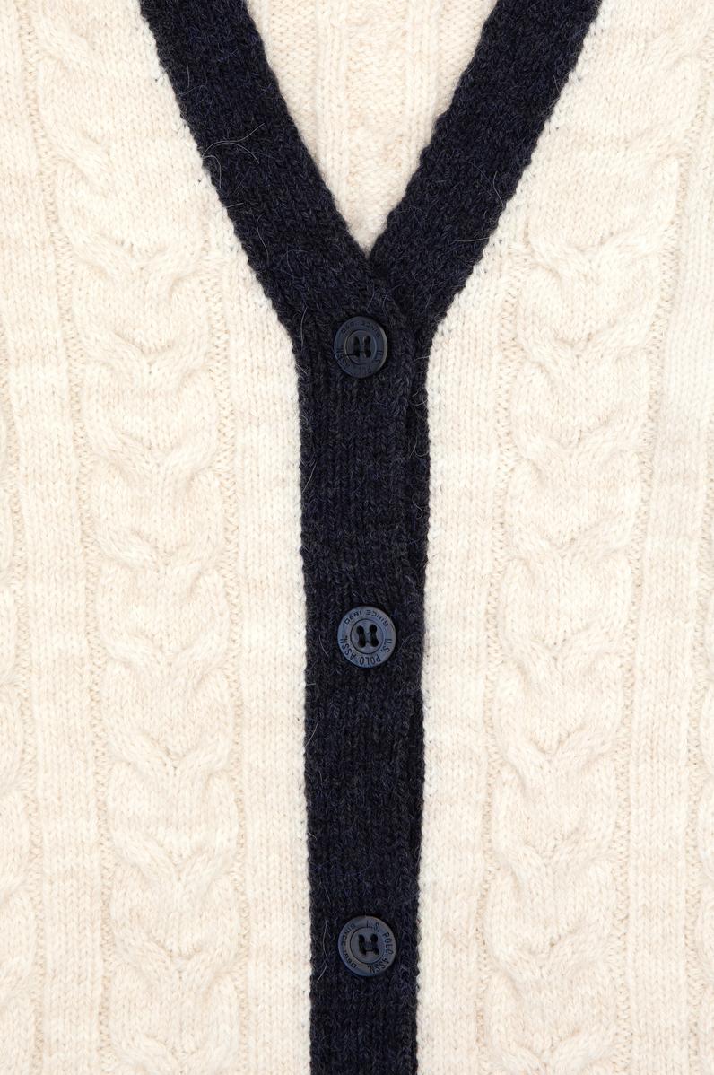 Kız Çocuk Lacivert Triko Hırka