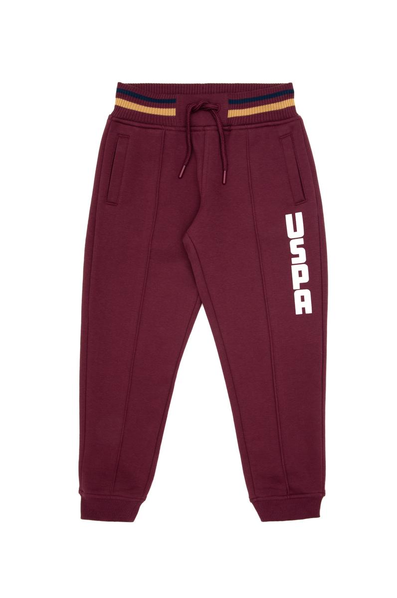 Erkek Çocuk Bordo Şardonlu Eşofman Altı