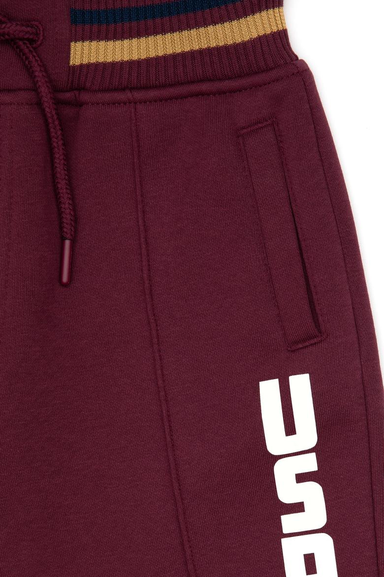 Erkek Çocuk Bordo Şardonlu Eşofman Altı - 50308588029