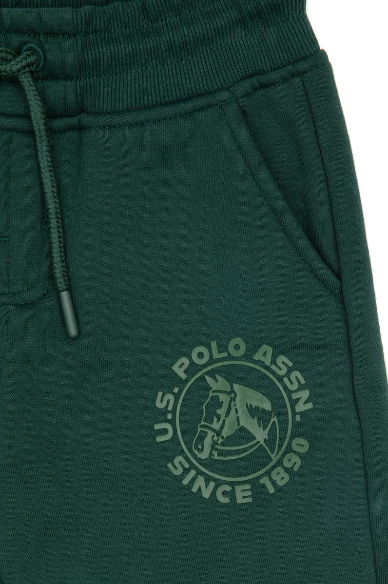 Erkek Çocuk Koyu Yeşil Şardonlu Eşofman Altı