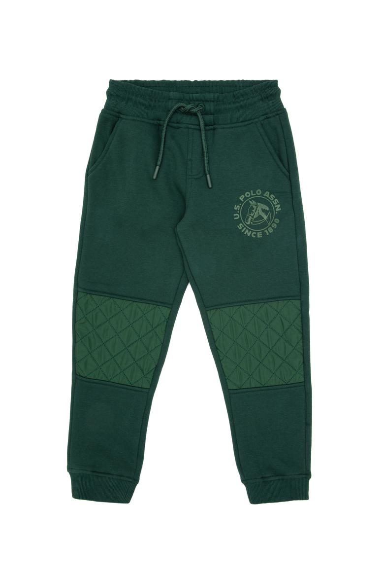 Erkek Çocuk Koyu Yeşil Şardonlu Eşofman Altı - 50308570034