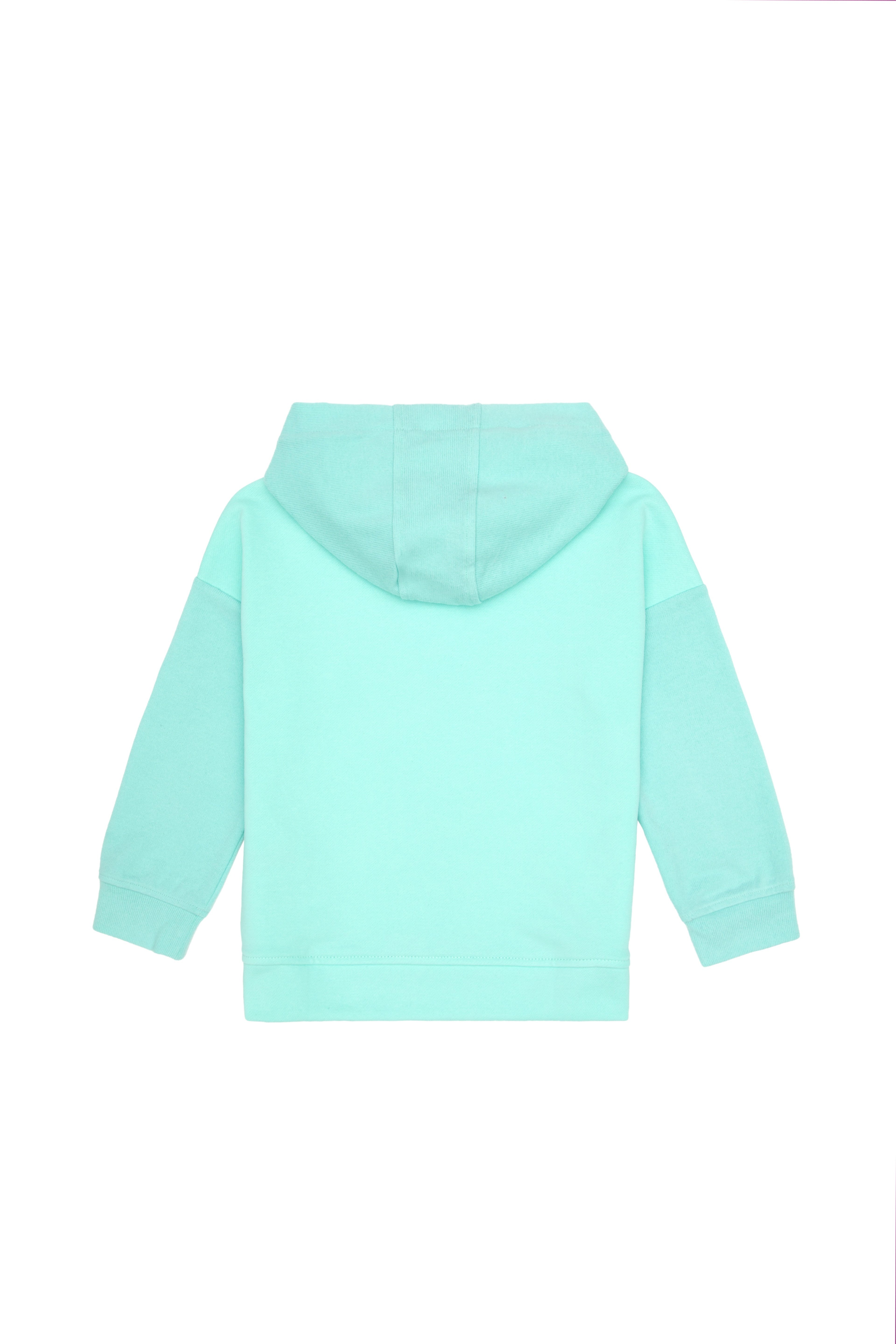 Kız Çocuk Yeşil Sweatshirt - Image 3