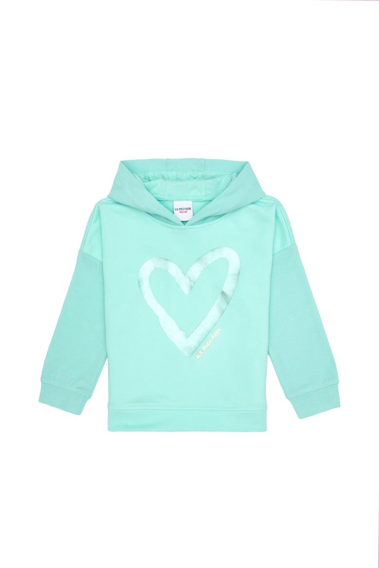 Kız Çocuk Yeşil Sweatshirt - 50317880031