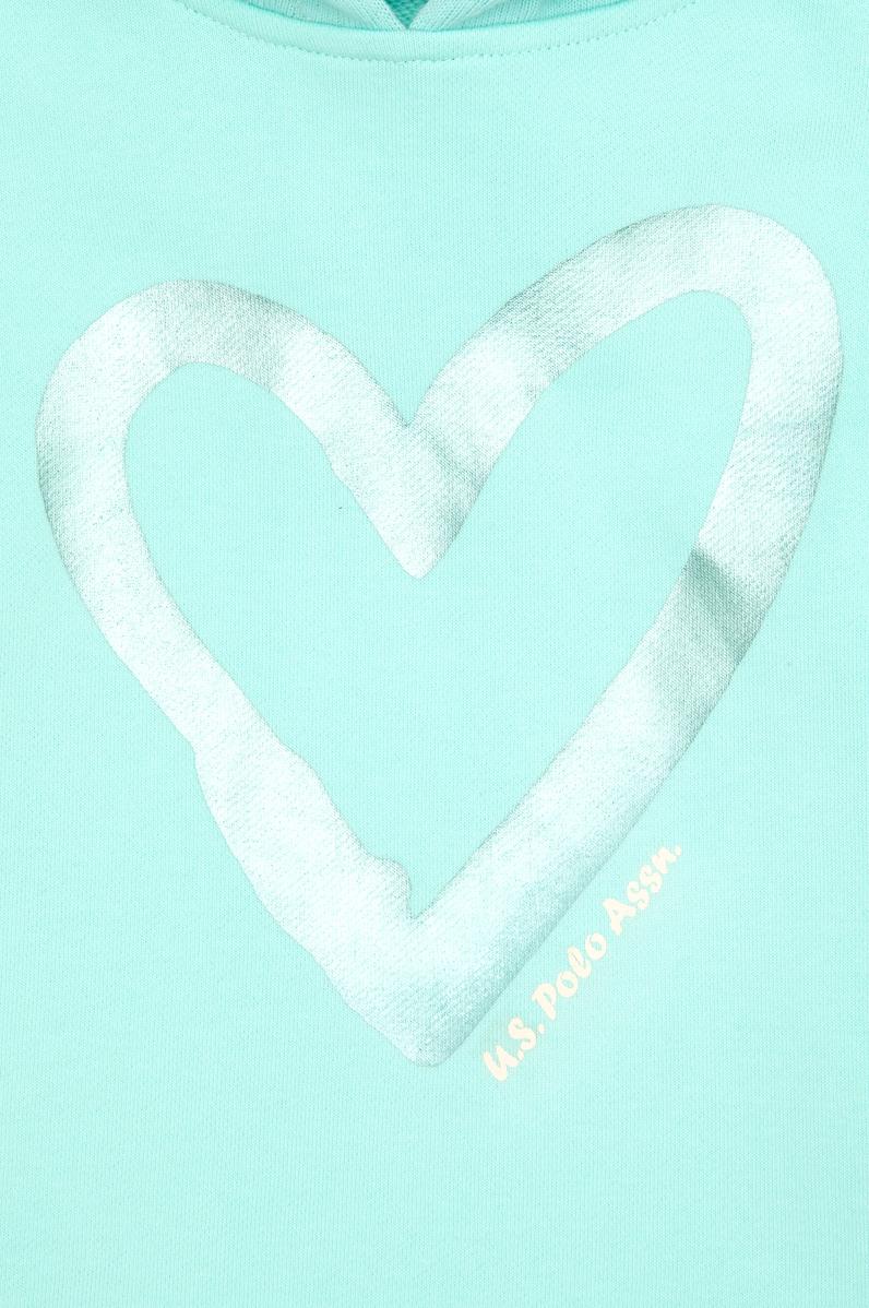 Kız Çocuk Yeşil Sweatshirt