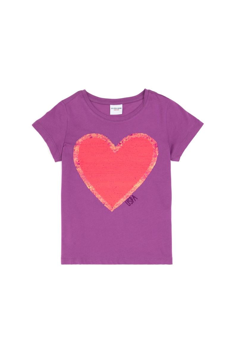 Kız Çocuk Mor Tişört