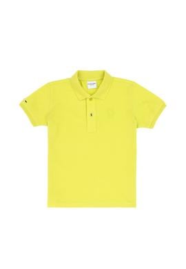 Erkek Çocuk Fıstık Yeşili Polo Yaka Basic Tişört - 50279572221