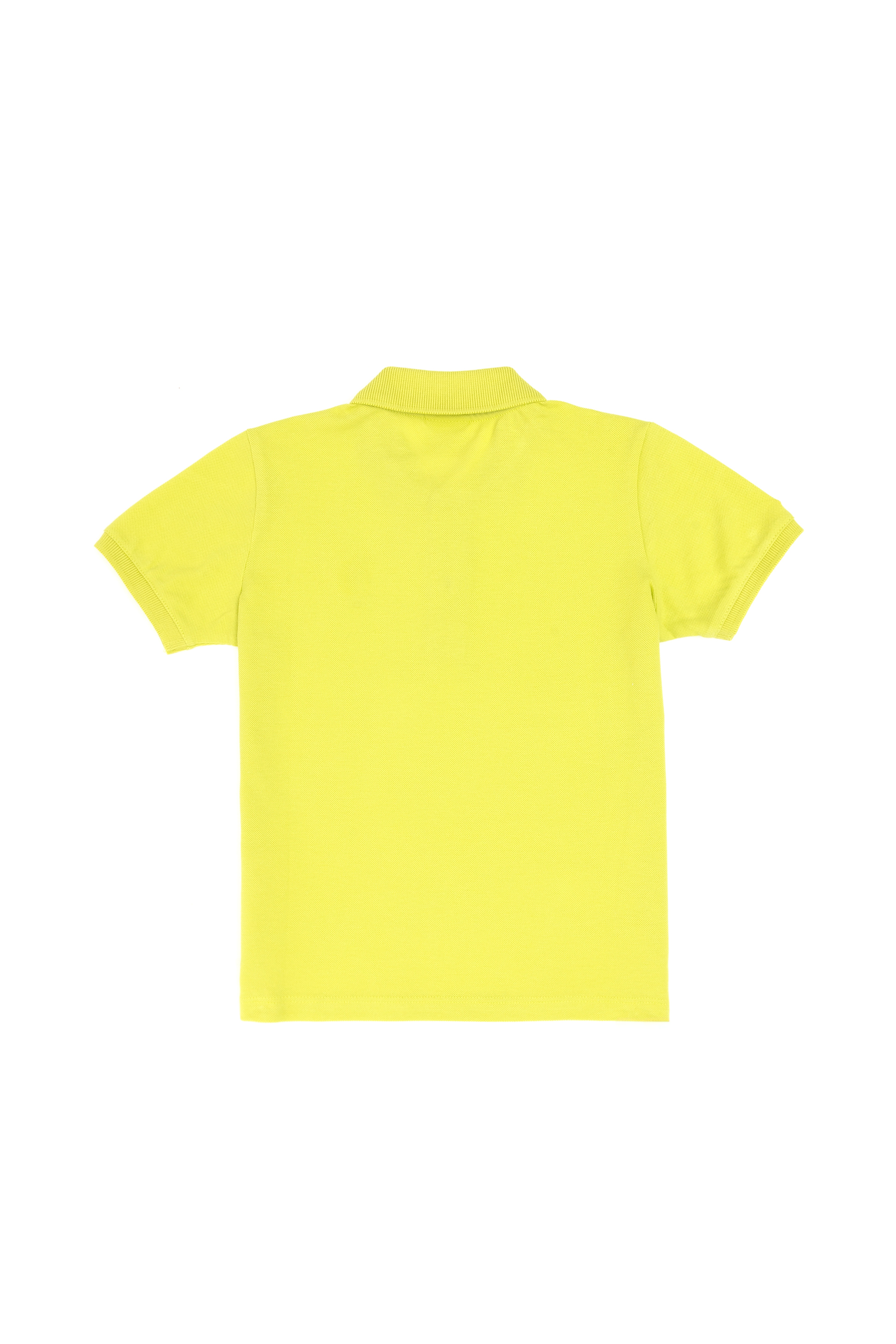 Erkek Çocuk Fıstık Yeşili Polo Yaka Basic Tişört - Image 2