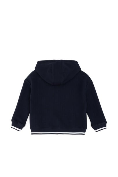 Erkek Çocuk Lacivert Kapüşonlu Sweatshirt