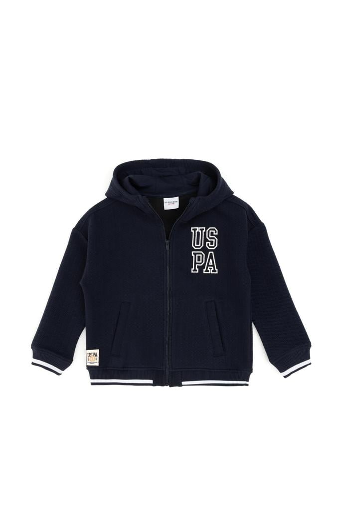 Erkek Çocuk Lacivert Kapüşonlu Sweatshirt