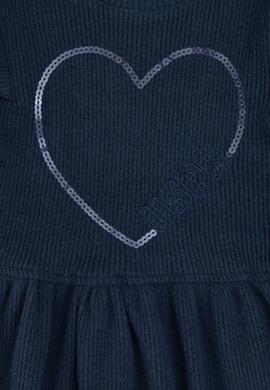 Kız Çocuk Açık Lacivert Örme Elbise - 50318088005