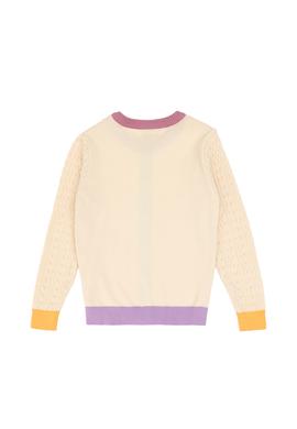 Kız Çocuk Krem Triko Hırka - 50314329001