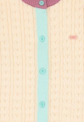 Kız Çocuk Krem Triko Hırka - 50314329001