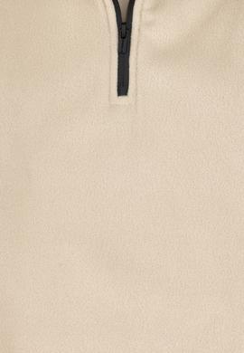 Erkek Çocuk Koyu Bej Yarım Fermuarlı Polar Sweatshirt - 50313841133