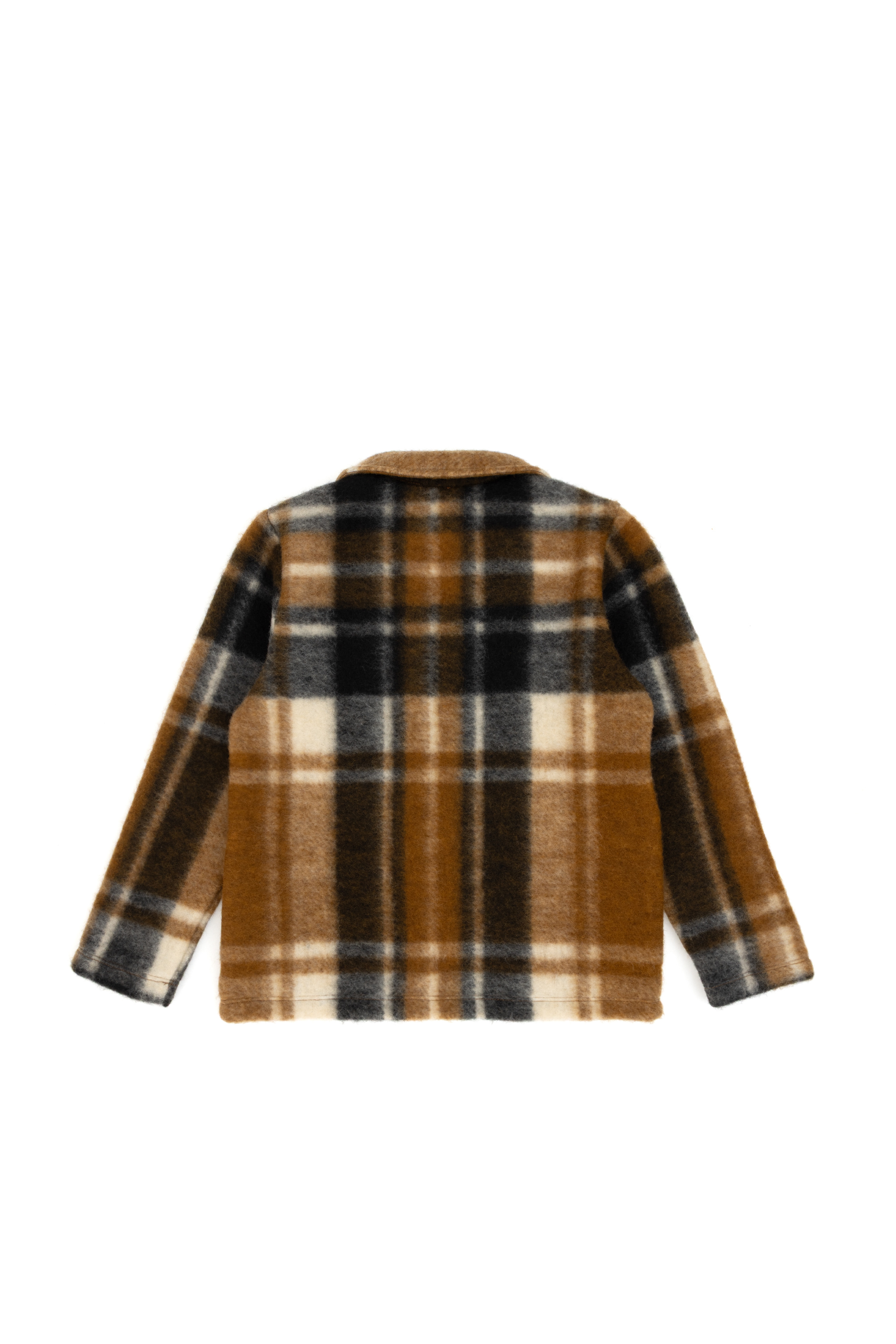 Erkek Çocuk Camel Fermuarlı Sweatshirt - Image 2