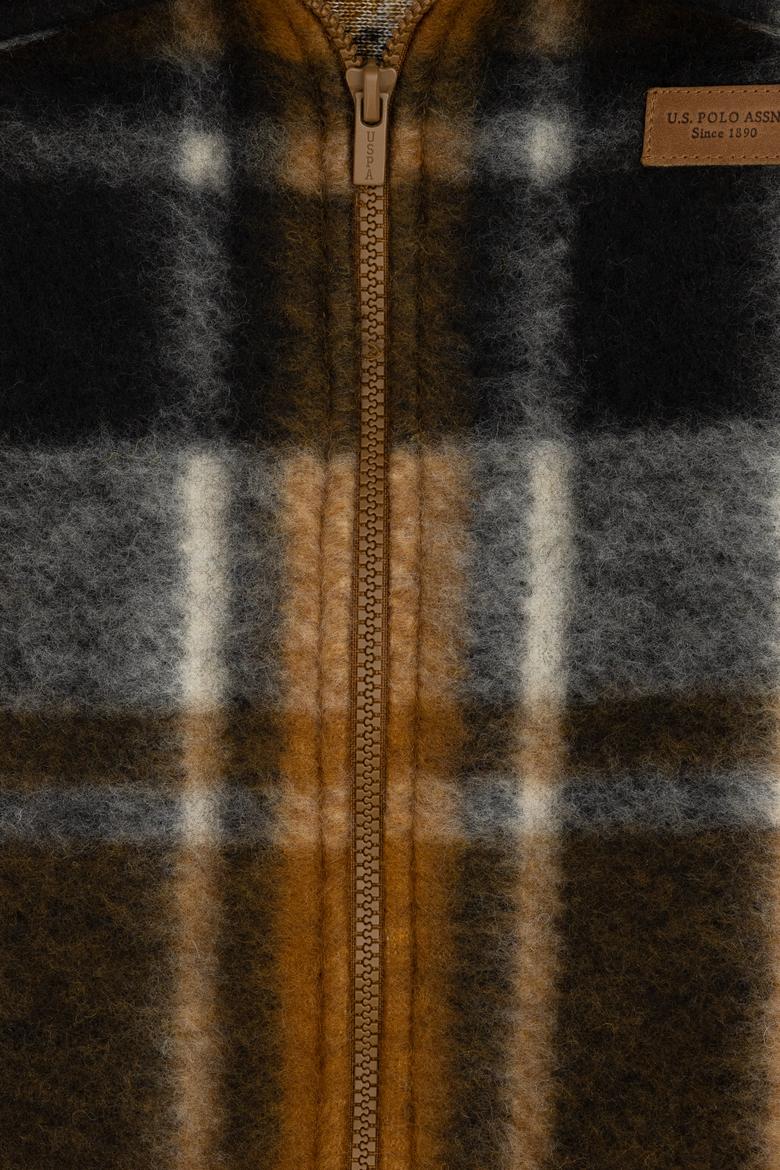 Erkek Çocuk Camel Fermuarlı Sweatshirt - 50308576012