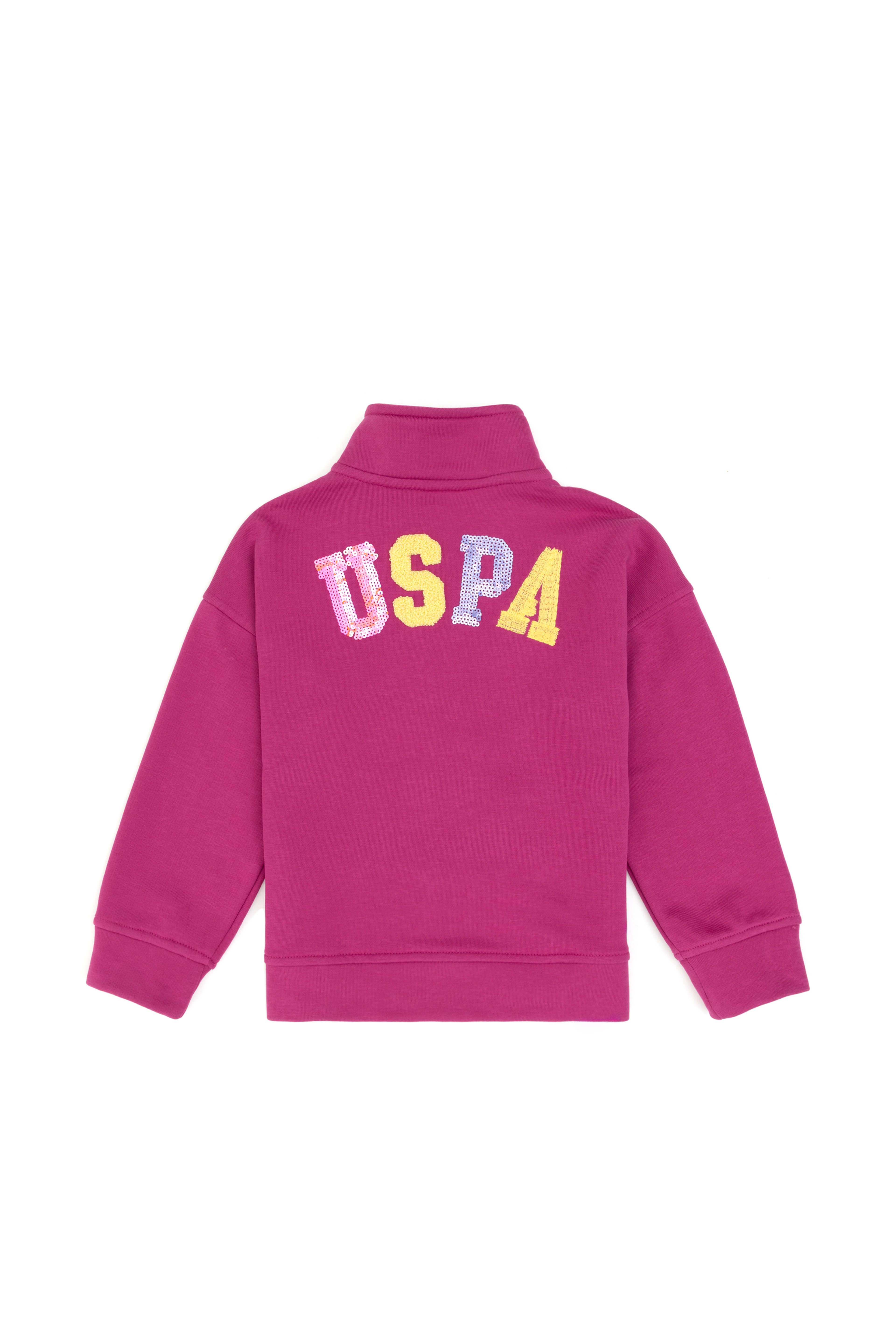 Kız Çocuk Pembe Sweatshirt - Image 2