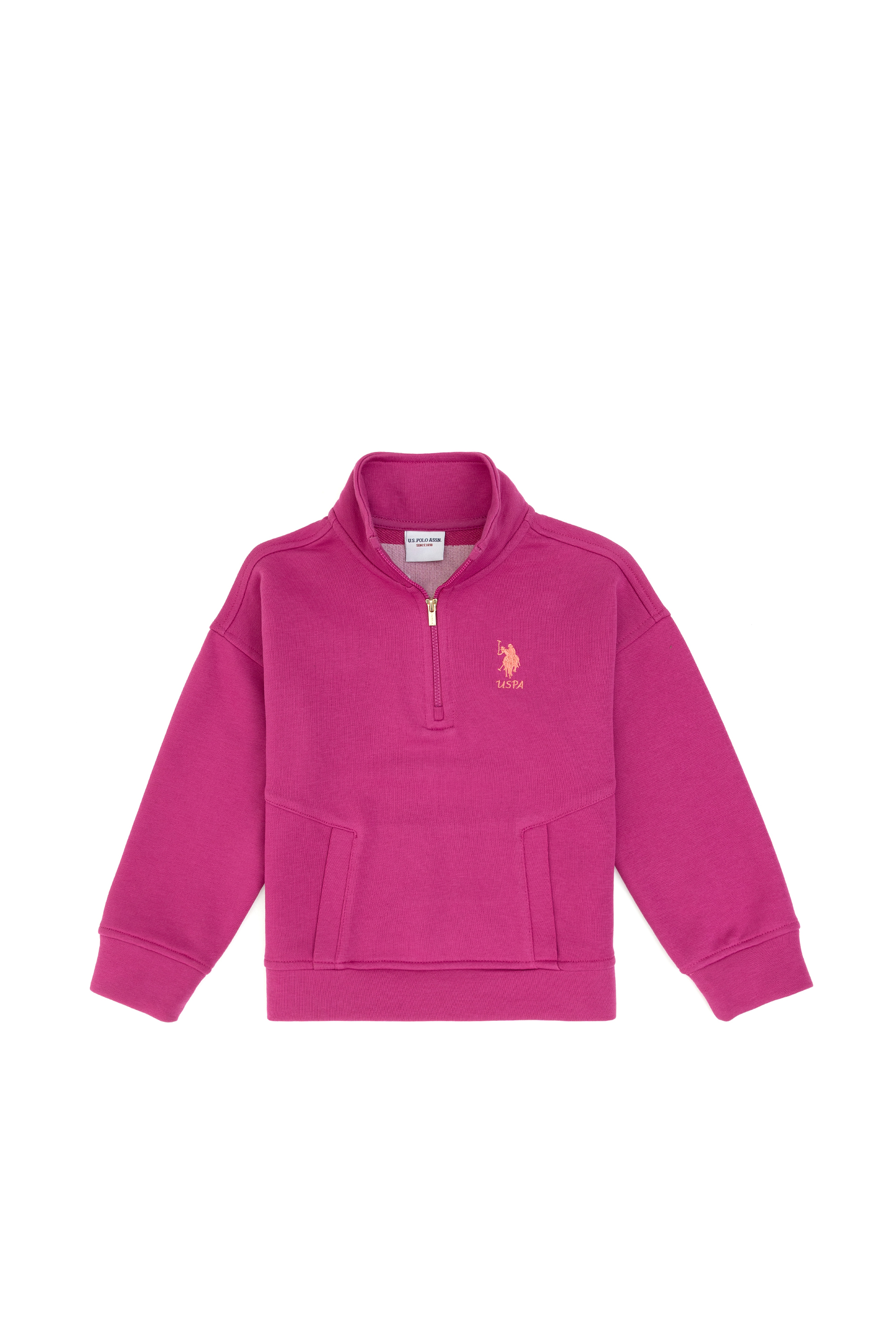 Kız Çocuk Pembe Sweatshirt - Image 1
