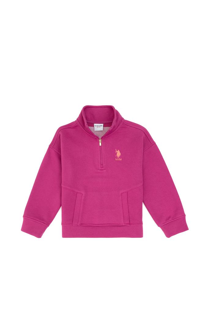 Kız Çocuk Pembe Sweatshirt