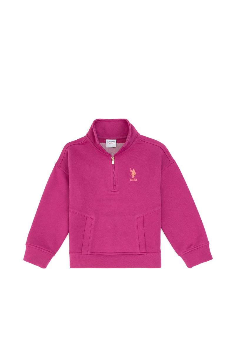 Kız Çocuk Pembe Sweatshirt