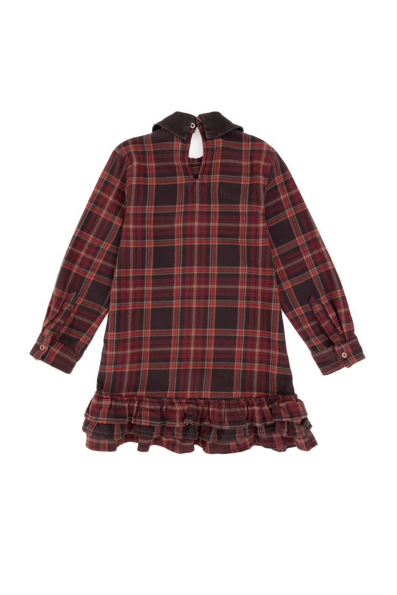 Kız Çocuk Bordo Jean Elbise - 50314580001