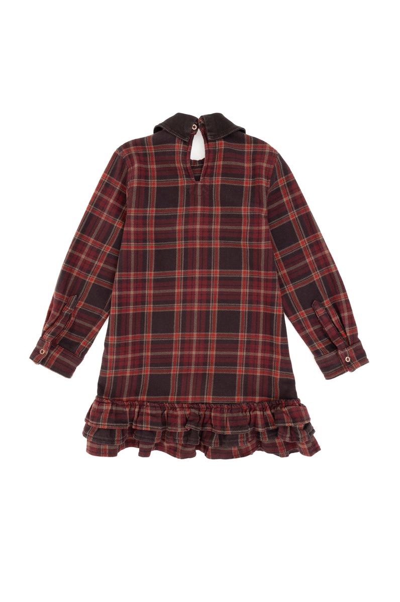 Kız Çocuk Bordo Jean Elbise