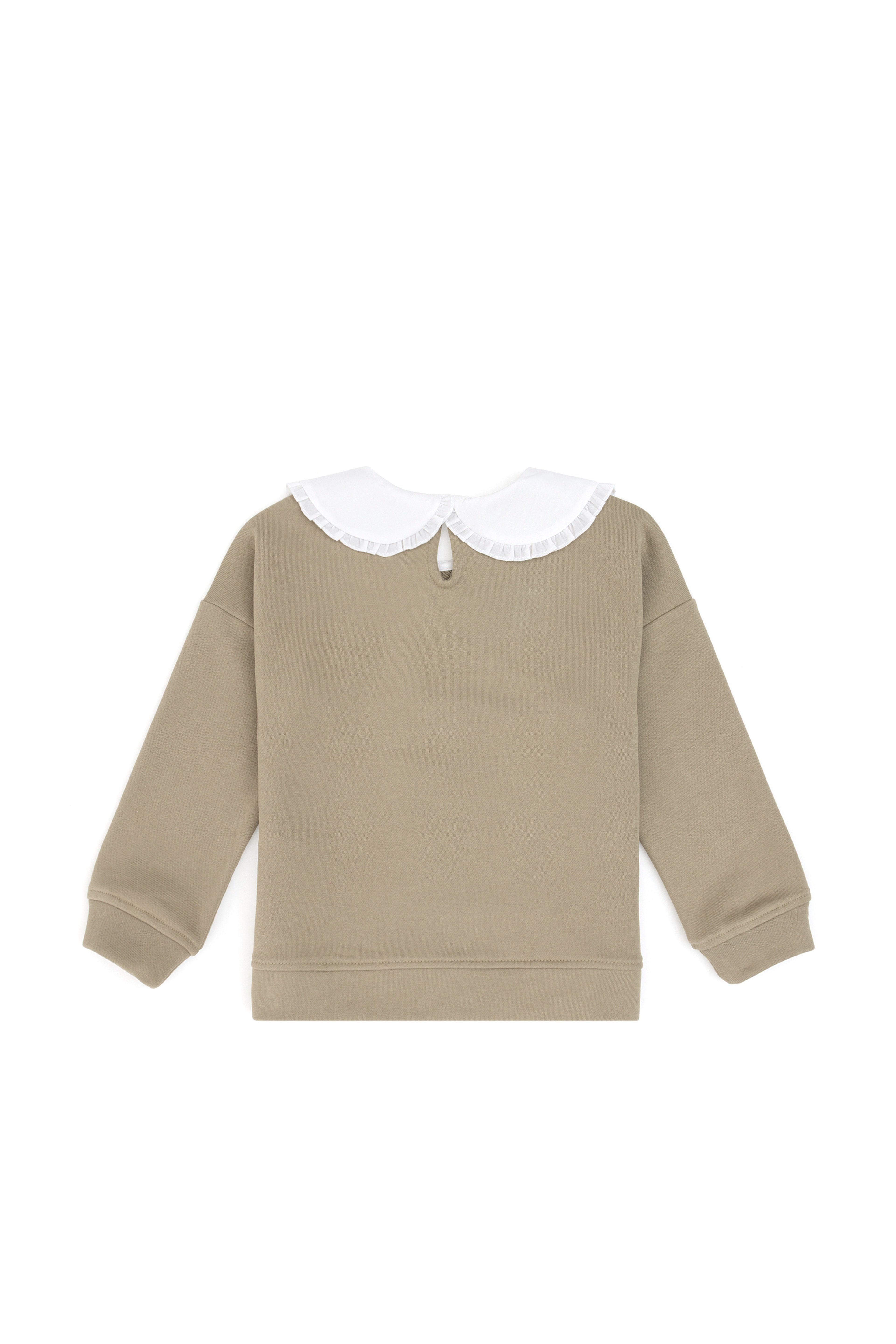 Kız Çocuk Açık Haki Sweatshirt