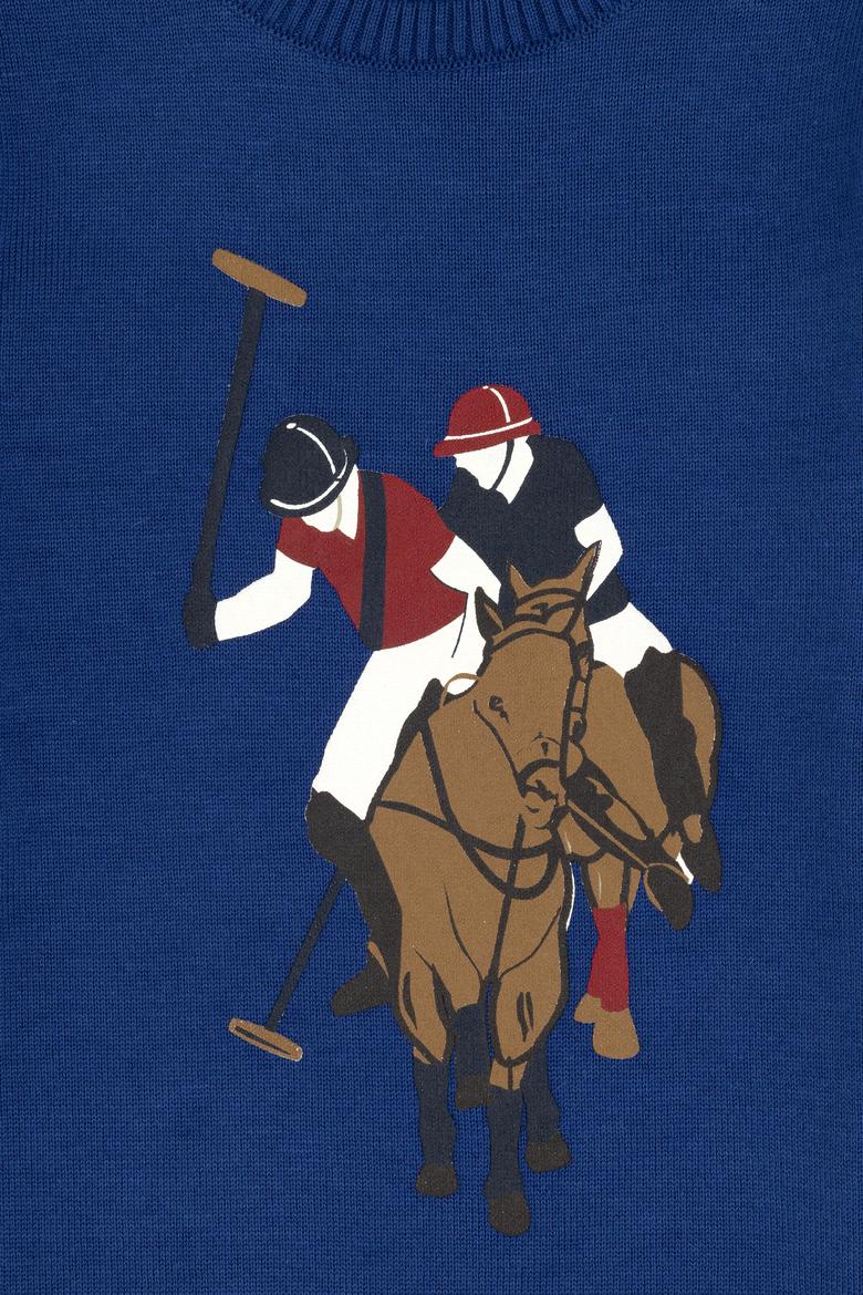 Erkek Çocuk İndigo Bisiklet Yaka Kazak - 50317149012