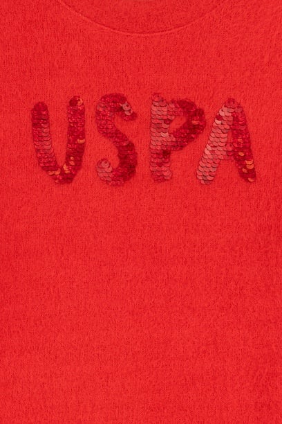 Kız Çocuk Kırmızı Sweatshirt