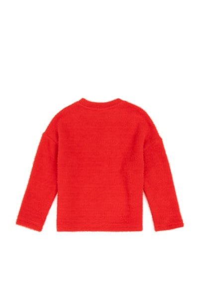 Kız Çocuk Kırmızı Sweatshirt
