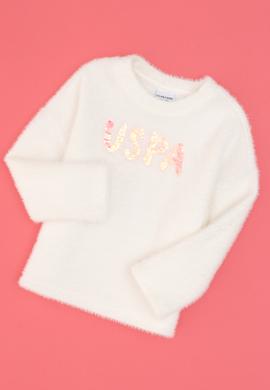 Kız Çocuk Krem Sweatshirt - 50317981014