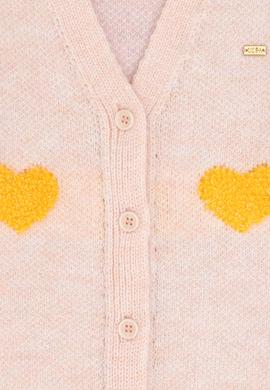 Kız Çocuk Açık Pembe Triko Hırka - 50314328004