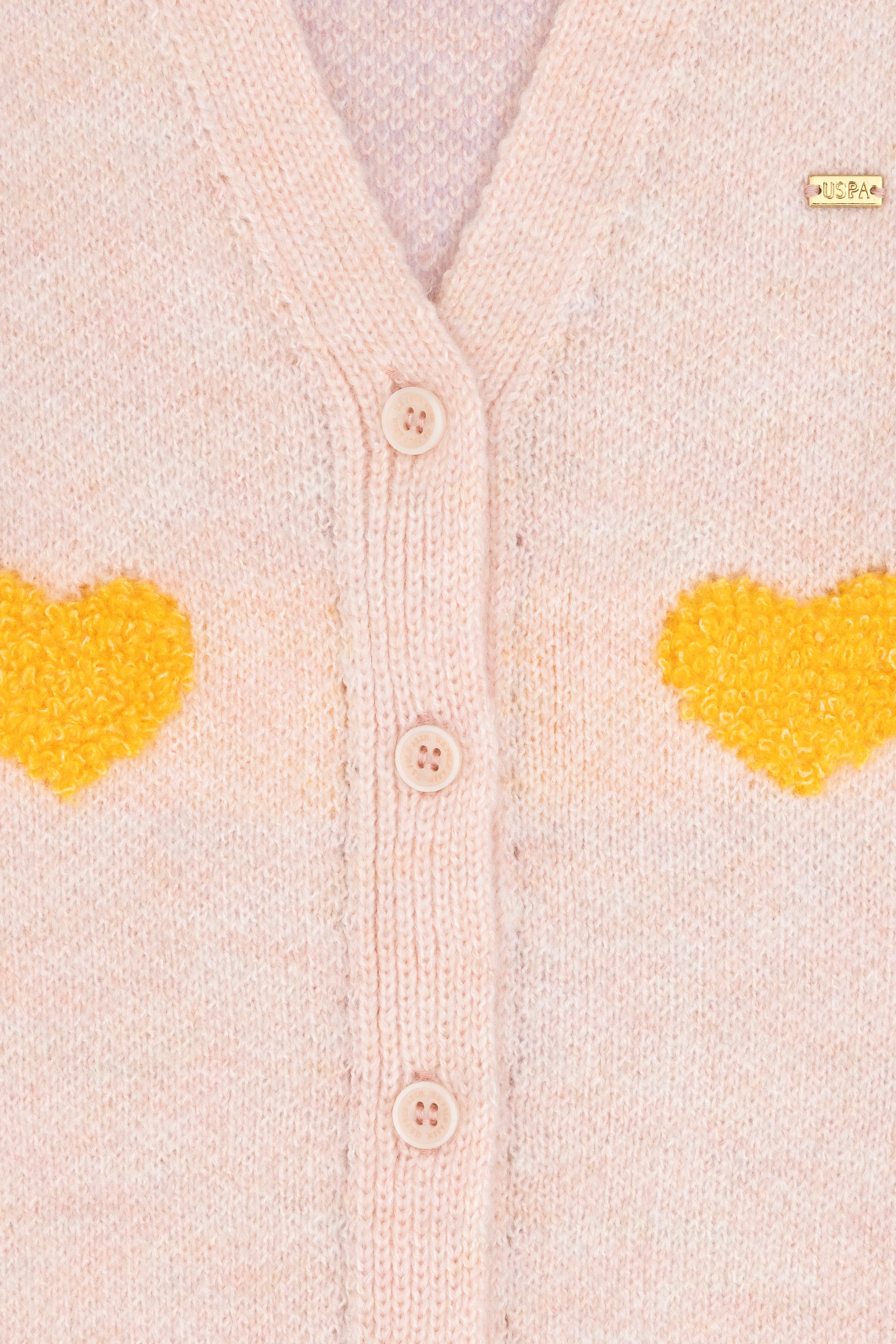 Kız Çocuk Açık Pembe Triko Hırka - 50314328004