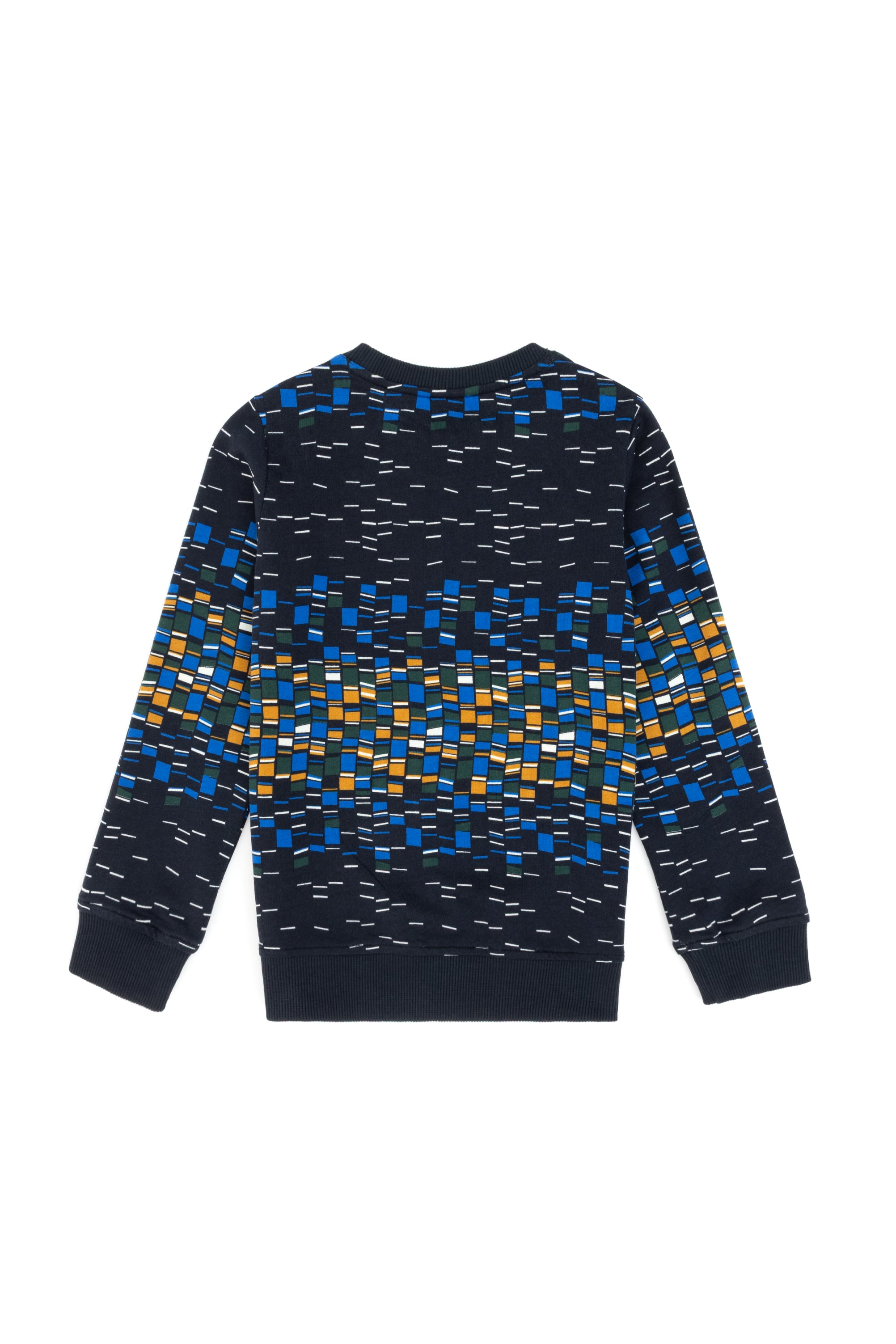 Erkek Çocuk Lacivert Bisiklet Yaka İnce Sweatshirt - 50308534012