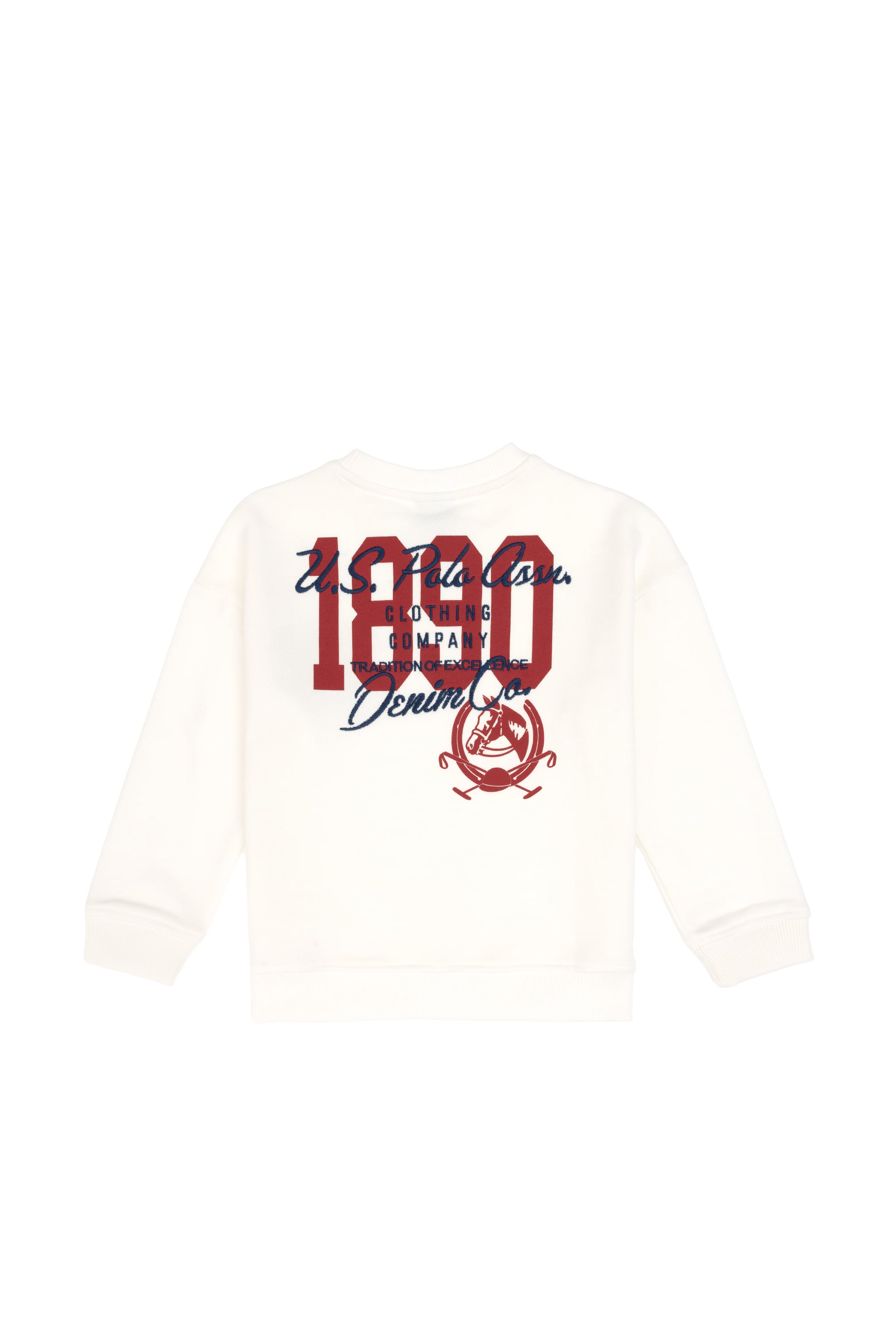 Erkek Çocuk Ekru Bisiklet Yaka Sweatshirt - 50308525012