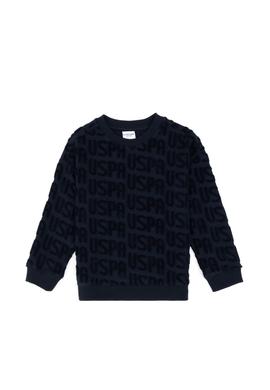 Erkek Çocuk Lacivert Bisiklet Yaka Sweatshirt - 50308515012